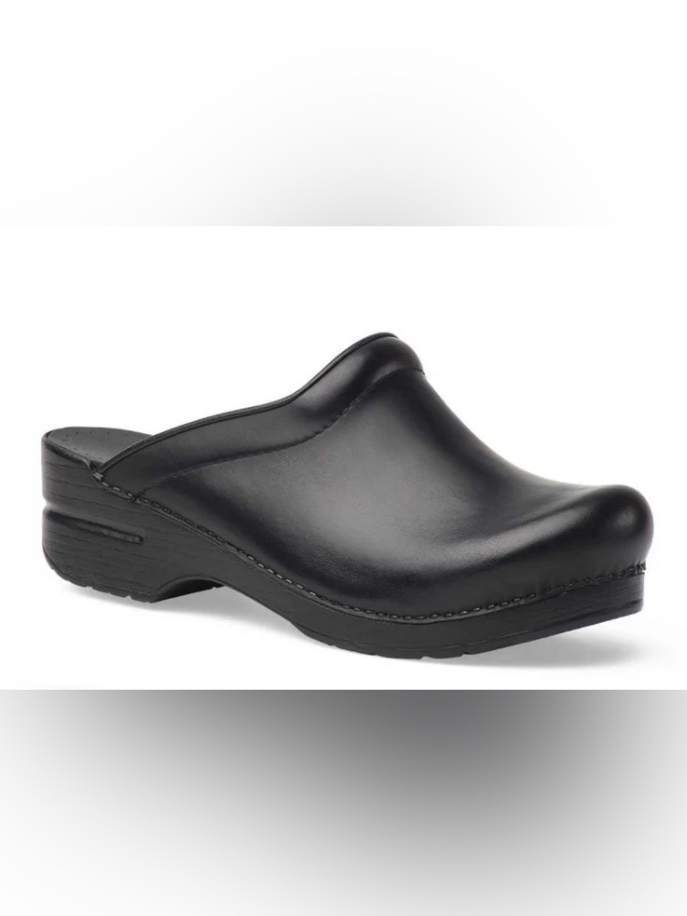 Dansko Karl Antique black /Black Sole Chef Clog 41 men 8.5 woman 10.5